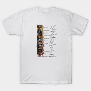 Supernatural Full Cast Signed Movie Film Tv Series T-Shirt